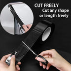 Nano Carbon Fiber Car Trim – Adhesive Vinyl Protector for Vehicle DIY Wrap