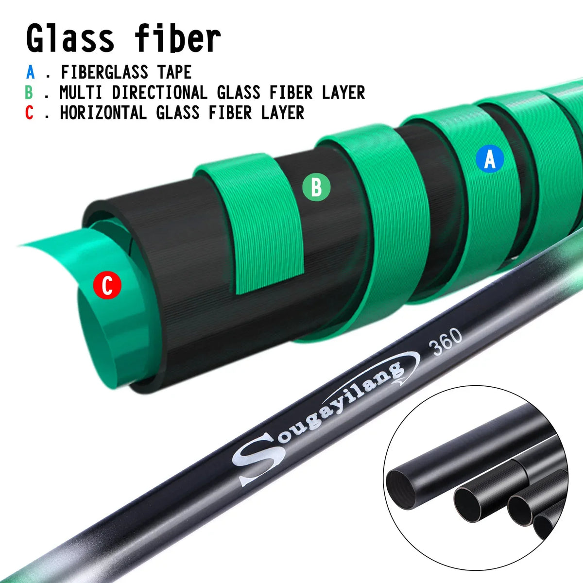 Telescopic Carp Fishing Rod – Lightweight Portable Pole for Outdoor Angling