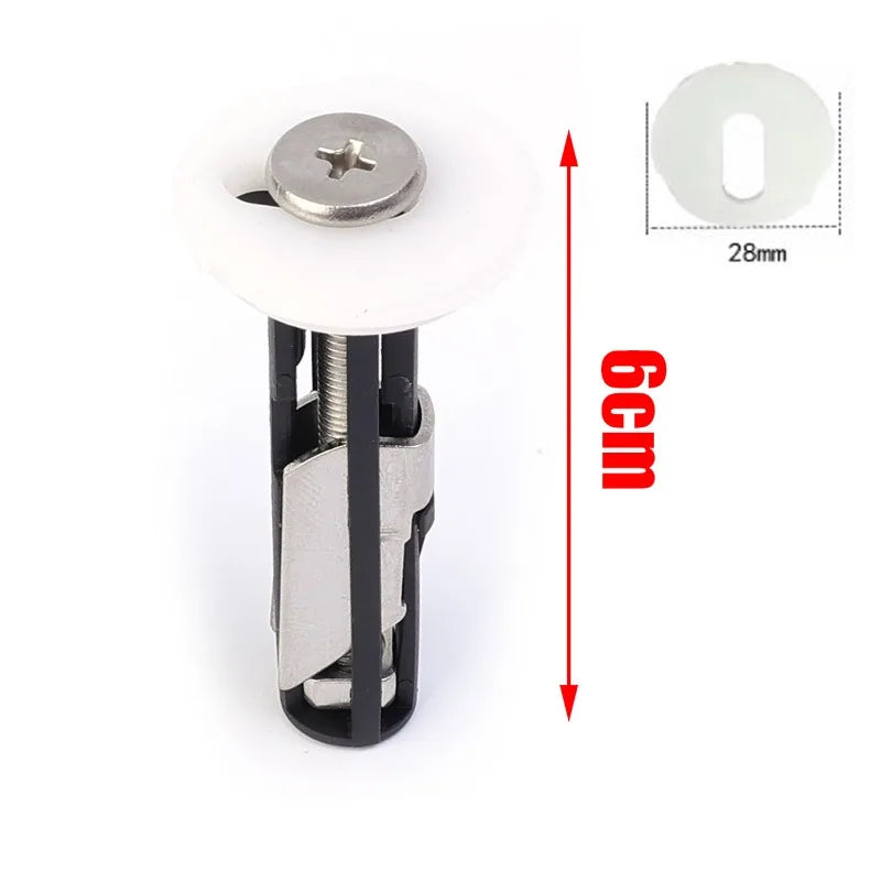 Stainless Steel Toilet Seat Bolt – Retractable Fixing Hardware for Toilet Lids