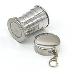 Stainless Steel Telescopic Cup – Portable Folding Drinkware for Camping