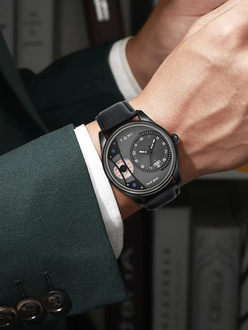Minimalist Quartz Watch – Luxury Double Strap Set for Business Gift