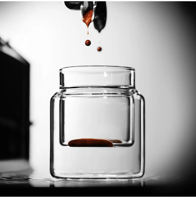 Double Wall Glass Coffee Mugs – Borosilicate Espresso Cups for Baristas