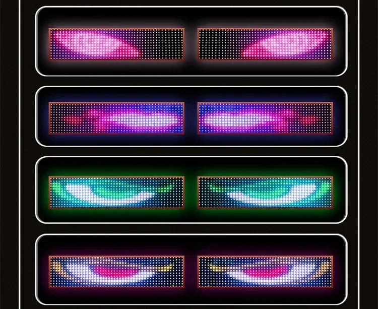 LED Pixel Panel Display – Flexible Scrolling Screen for Car Windshield