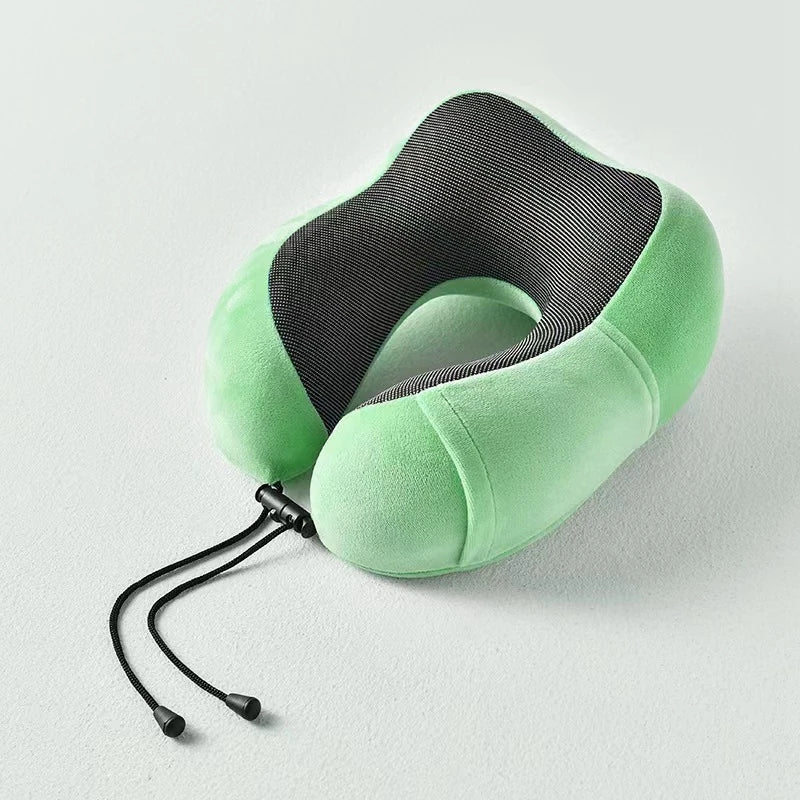 U-Shaped Memory Foam Neck Pillow – Cervical Orthopedic Support for Travel