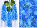 Silk Wisteria Hanging Vines – 110cm Artificial Flower Garland for Wedding Decor