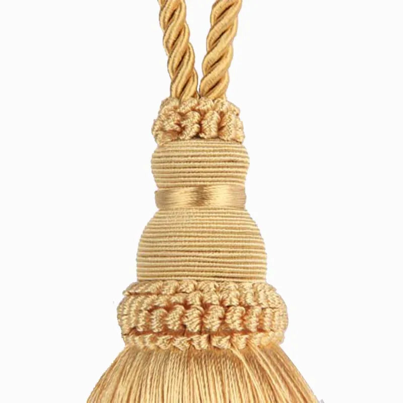 Decorative Curtain Tassel Tieback – Braided Rope Holder for Home Decor