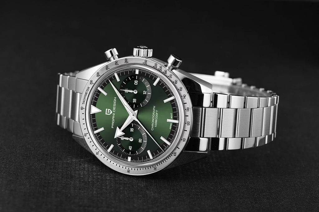 Pagani Design Moon Chronograph – Retro Sports Quartz Watch for Men