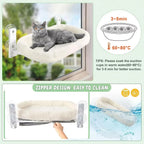 Cat Window Hammock – Suction Cup Sunbathing Seat for Indoor Cat Relaxation