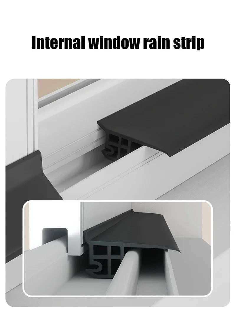 Aluminum Window Water Deflector – Weatherproof Flashing Strip for Home