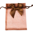 Organza Drawstring Gift Bags – Bowknot Pouches for Wedding Jewelry Packing