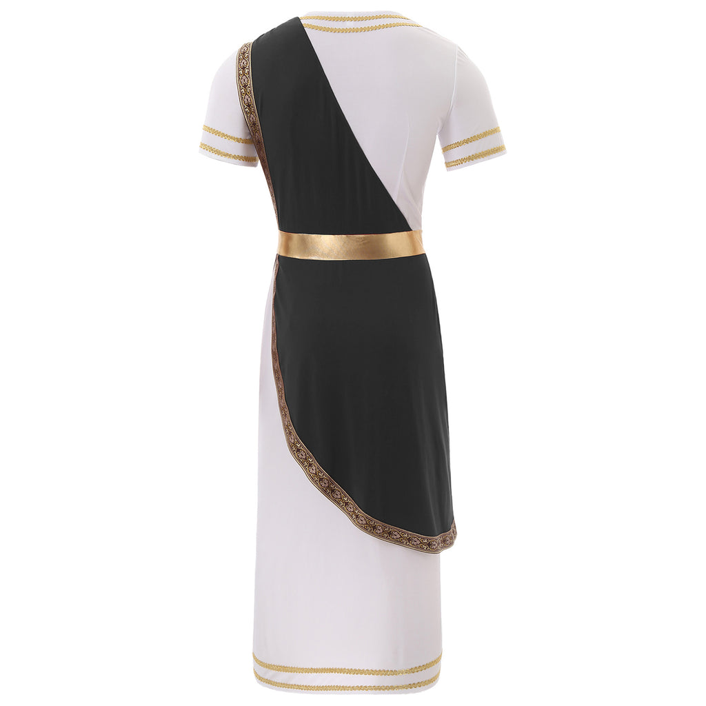 Ancient Greek Toga – Men’s Roman Robe for Halloween Cosplay Costume