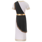 Ancient Greek Toga – Men’s Roman Robe for Halloween Cosplay Costume