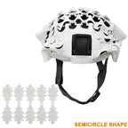 3D Camo Mesh Helmet Cover – Laser Cut Leaf Accessory for Airsoft and Hunting