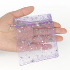 Organza Drawstring Gift Bags – 10x12cm Mesh Pouches for Wedding Party Favors