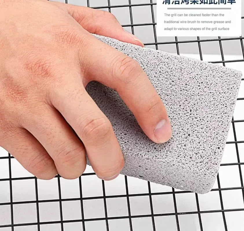 Pumice Cleaning Stone – Heavy Duty Foam Brick for Outdoor Grill Maintenance