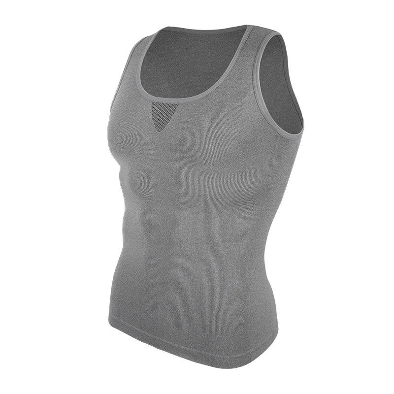Compression Tank Top – Abdomen Slimming Body Shaper for Gynecomastia Support