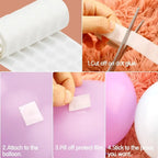 Double Sided Adhesive Glue Dots – Clear Balloon Tape for Party Decor