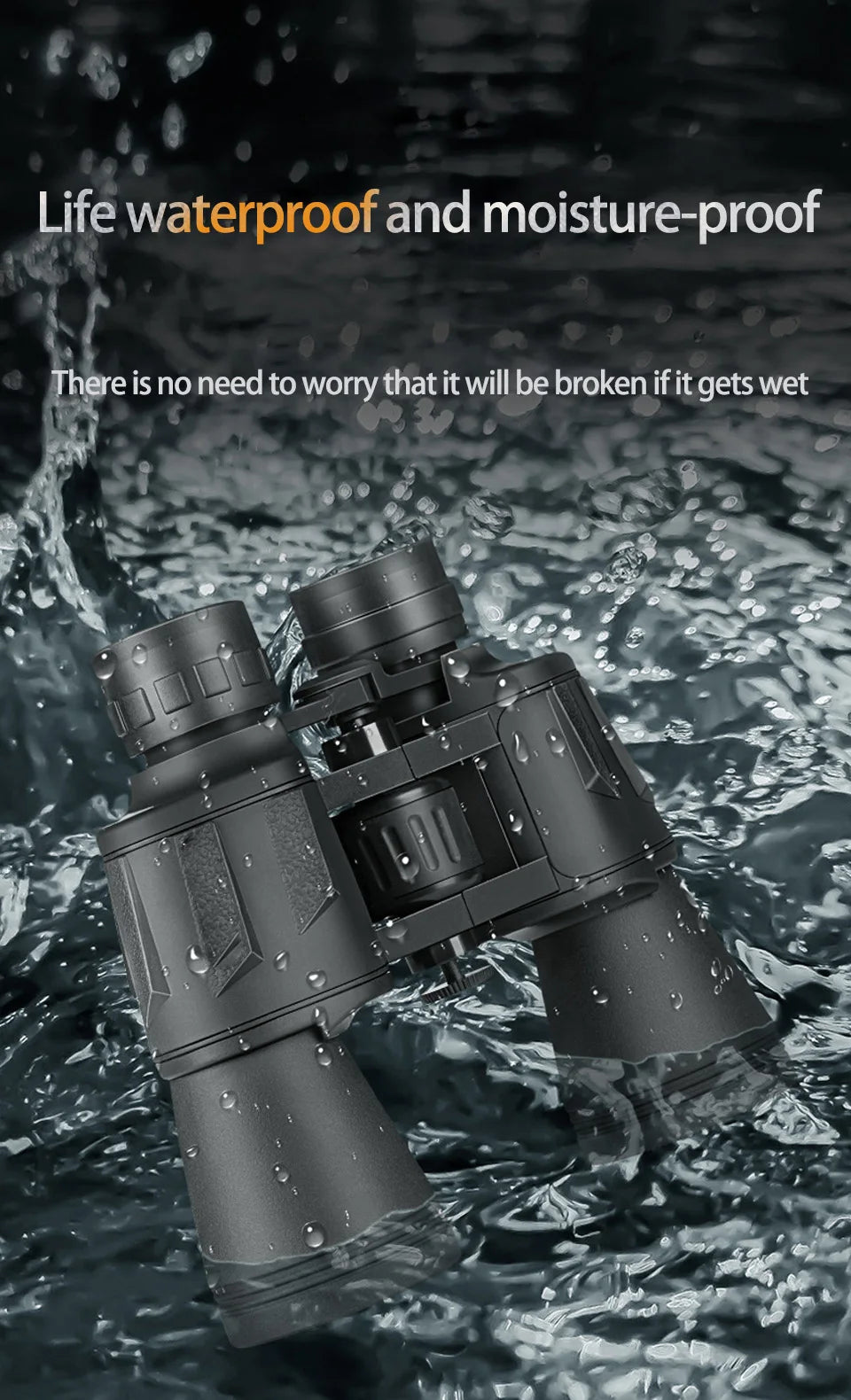 HD Zoom Binoculars – 20x50 BAK4 Prism Professional Telescope for Outdoor