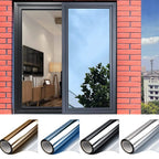 Reflective Window Film – Heat Control Privacy Sticker for Home Glass Tinting