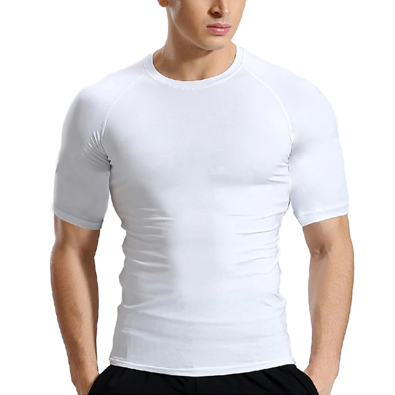 Compression Slimming Vest – Body Shaper T-Shirt for Men Gym Fitness