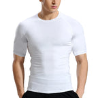 Compression Slimming Vest – Body Shaper T-Shirt for Men Gym Fitness