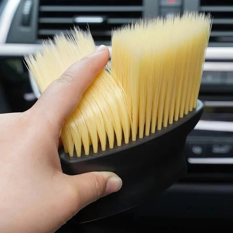 Soft Bristle Detailing Brush – Interior Dust Tool for Car Air Vents
