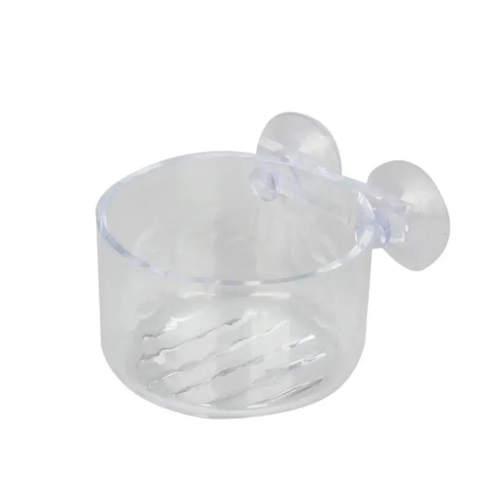 Plastic Worm Feeder Cone – Suction Cup Live Food Basket for Aquarium Fish Tanks