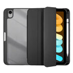 Acrylic Flip Tablet Case for iPad Mini 6 and 7 – Protective Cover with Pencil Holder