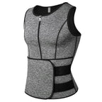 Men Sweat Sauna Vest – Neoprene Body Shaper for Gym Weight Loss