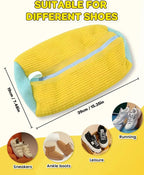 Chenille Shoe Laundry Bag – Non-Abrasive Mesh Protector for Sneaker Washing