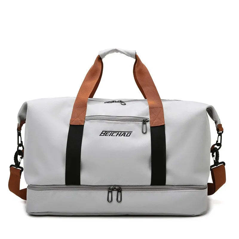 Portable Duffle Gym Bag – Lightweight Fitness Carry-on for Travel and Sports