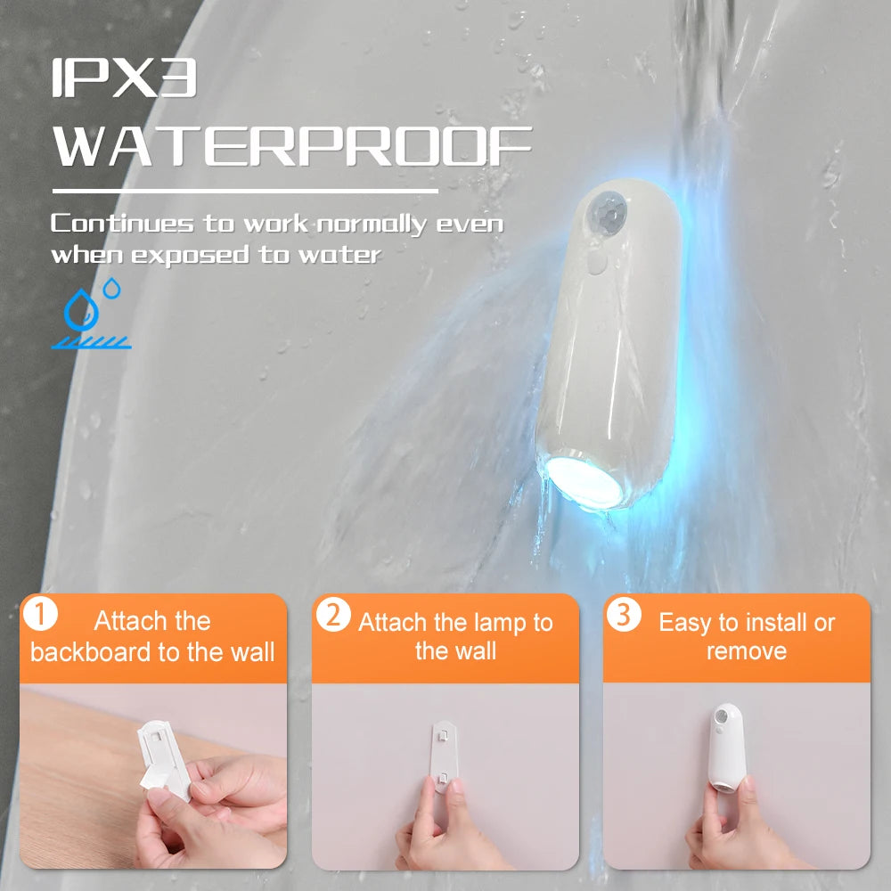 Motion Sensor Toilet Night Light – 7-Color LED Glow for Bathroom Decor