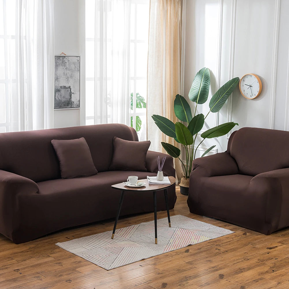 Thickened Elastic Sofa Slipcovers – Sectional Corner Couch Protection for Living Room