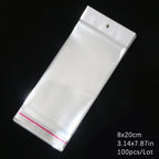 Self-Sealing Cellophane Bags – Transparent Adhesive Packaging for Gifts and Treats