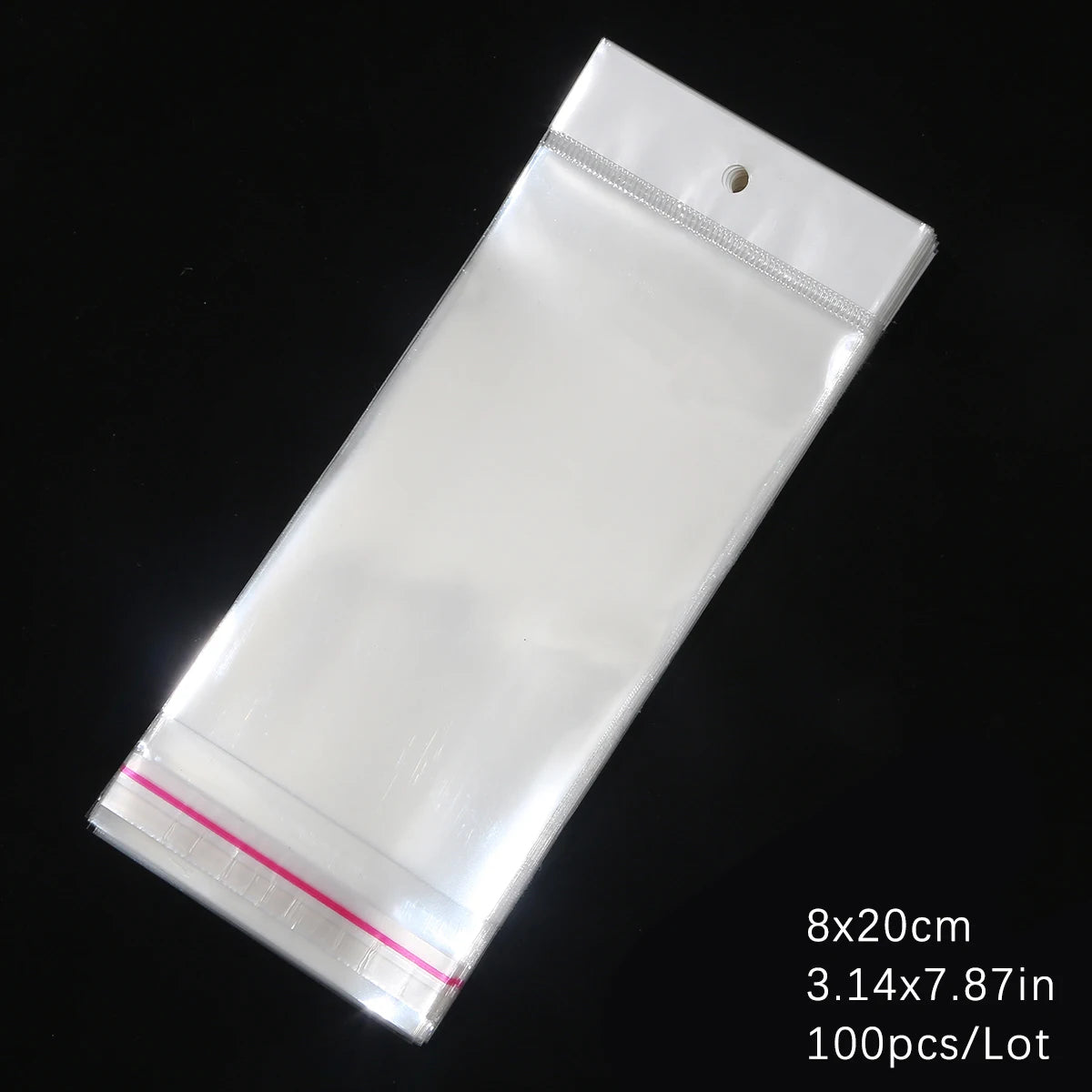 Self-Sealing Cellophane Bags – Transparent Adhesive Packaging for Gifts and Treats