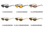 Oval Sunglasses – Small Retro Fashion Shades for Women and Men