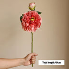 Large Silk Peony Bouquet – Realistic Artificial Flowers for Home Wedding Decor