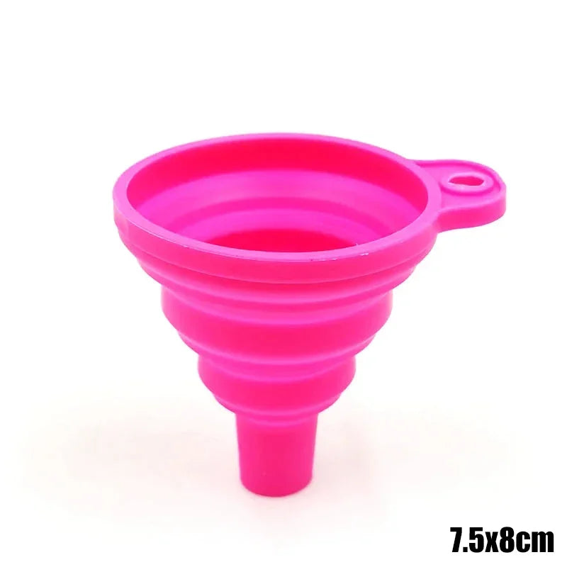 Foldable Silicone Engine Funnel – Portable Liquid Tool for Oil Changes