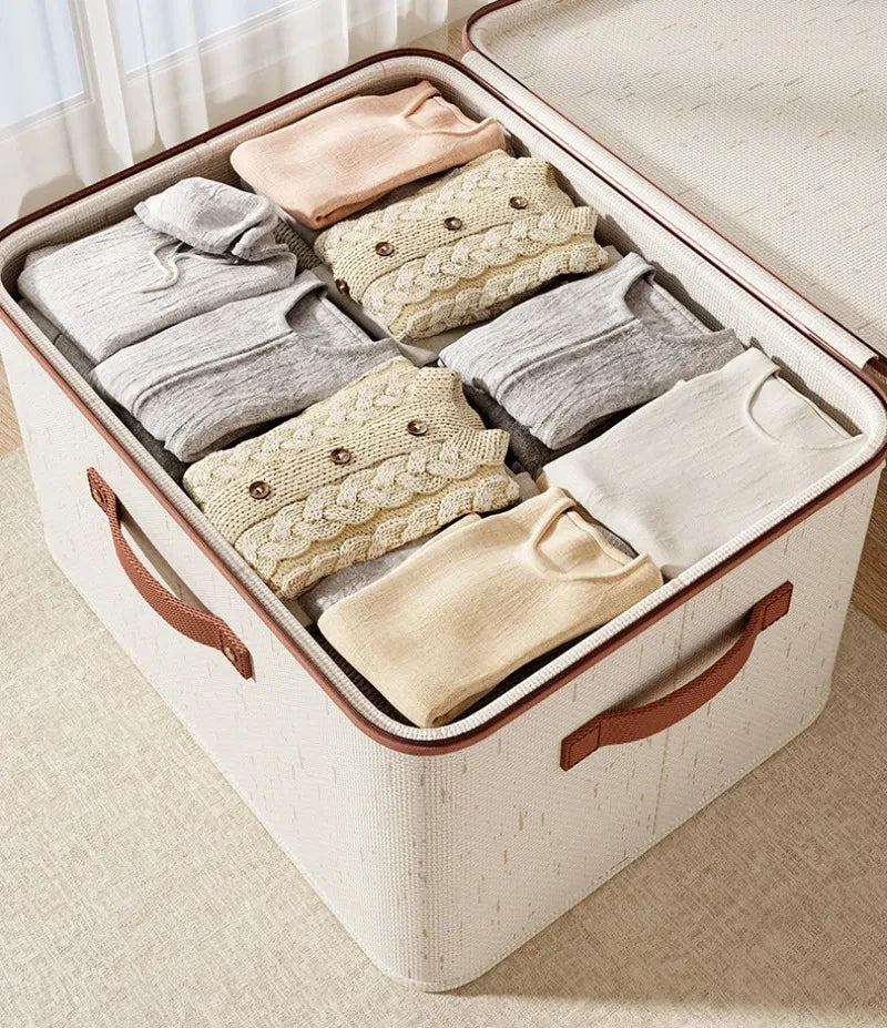 Linen Storage Box Large Heavy Duty Foldable Organizer – Kairo Supply Co