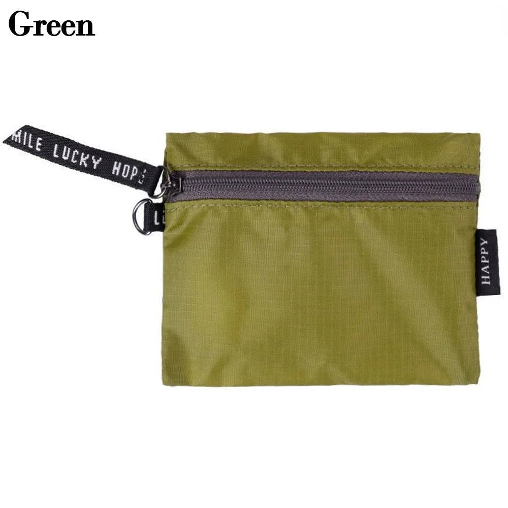 Waterproof Zipper Storage Pouch – Portable Organizer for Travel and Outdoor Hiking