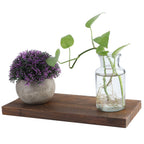 Wall Mounted Floating Wood Shelf – Single Layer Display for Home Decor