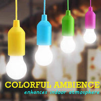 Portable LED Pull Cord Bulb – Battery Operated Lamp for Camping and Emergency