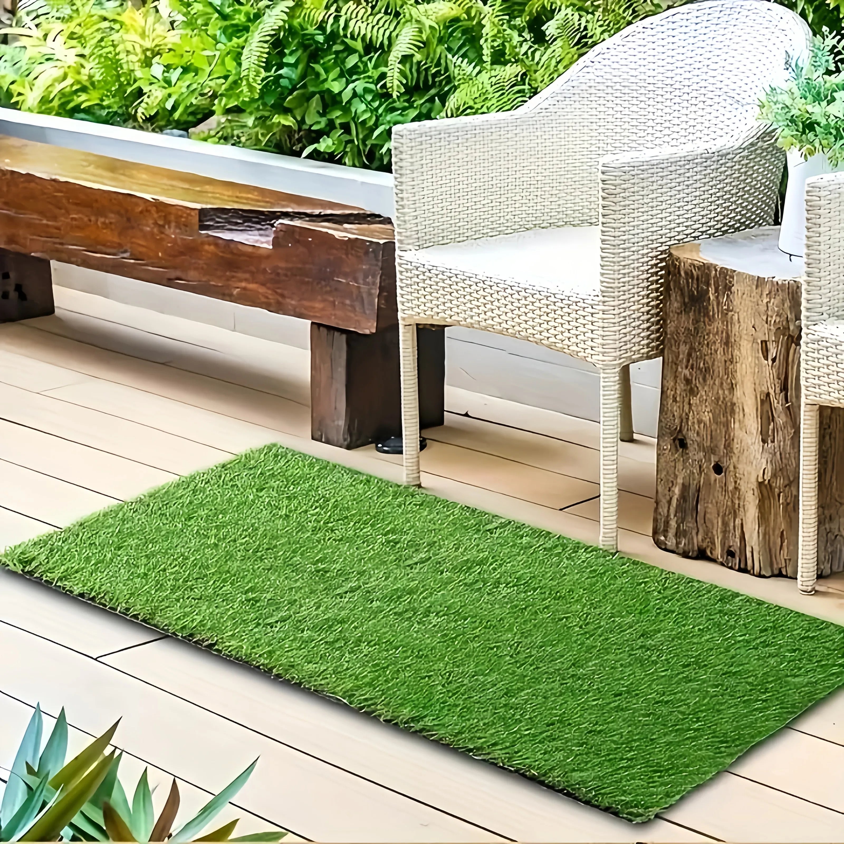 Artificial Grass Mat – Durable Synthetic Lawn for Gardens and Patios