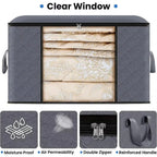 Foldable Clothes Storage Bag – Large Capacity Container for Closet Organization