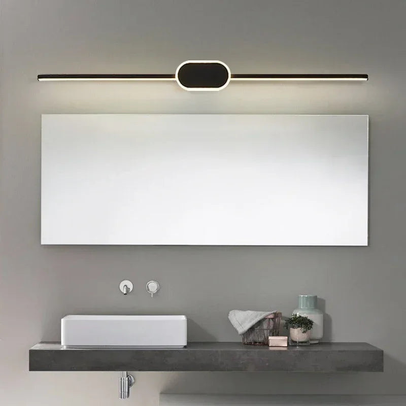 LED Mirror Front Wall Sconce – 40-80cm Strip Light for Bathroom Decor