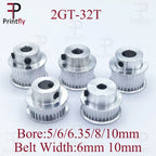GT2 Timing Pulley – Precision Metal Gear for 3D Printer Drive Belts