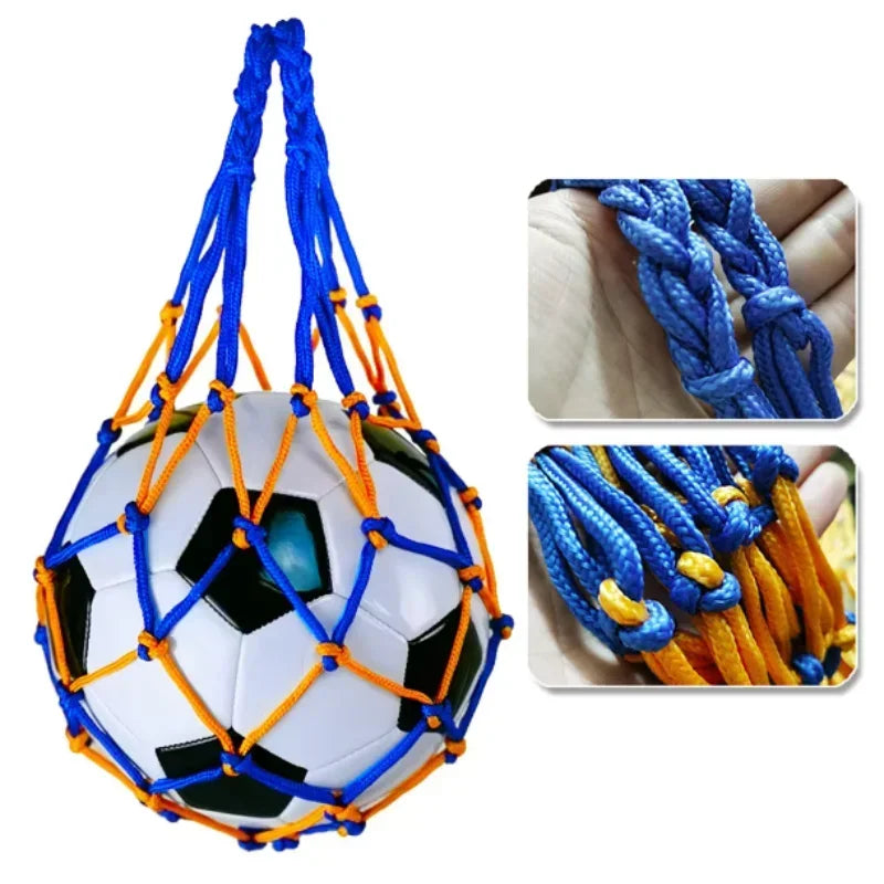 Nylon Mesh Ball Bag – Heavy Duty Drawstring Tote for Outdoor Sports