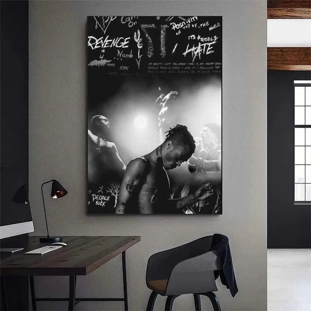 XXXTentacion 17 Canvas Print – Wall Art for Music Fan Home Decor