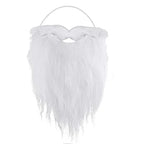 White Santa Claus Beard – Simulated Costume Prop for Christmas Cosplay