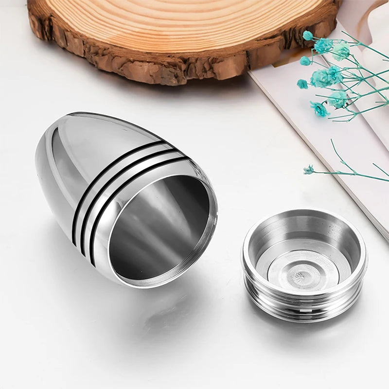 Mini Metal Keepsake Urns – Silver Cremation Vessels for Human or Pet Ashes